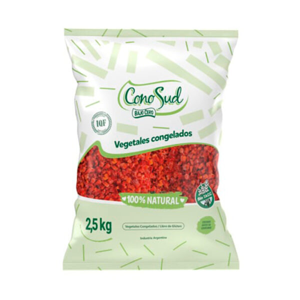 Pimiento Cono sud En cubos X 2,5 KG