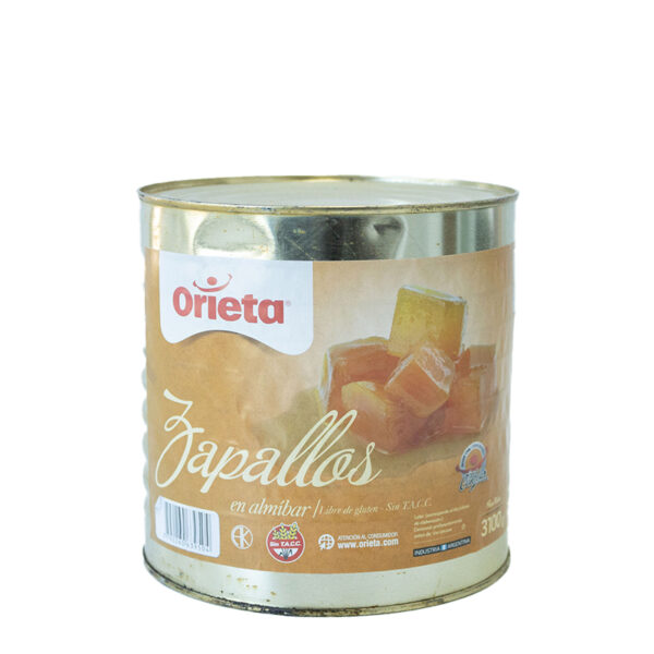 Zapallos en almibar Orieta lata X 1,8 KG
