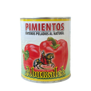 Pimiento morron Abumalek Sin piel al natural  X 550 GR
