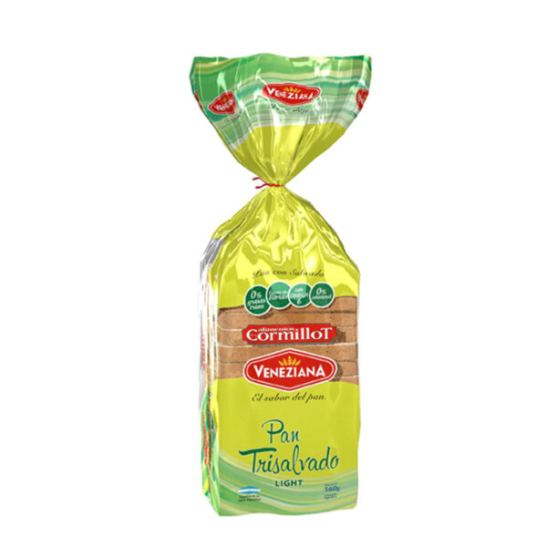 Pan trisalvado lght Veneziana Cormillot por 410 gr