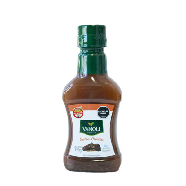 Salsa criolla Vanoli x 190 CC