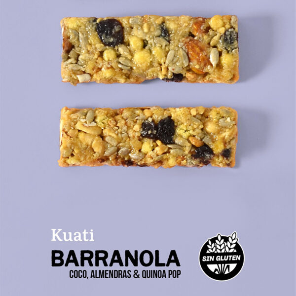 Barranola Kuati Coco y almendras 12 x 34 GR