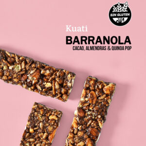 Barranola Kuati Cacao y almendras 12 x 34 GR