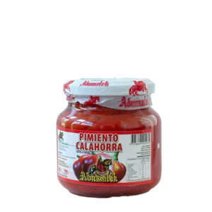 Pimiento morron Abumalek sin piel al natutal frasco X 190 Gr