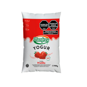 Yogur Manfrey Bebible frutilla descr. X 0,9 LTS