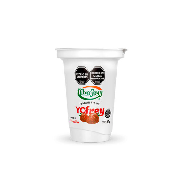Yogur Manfrey Firme frutilla x 140 GR