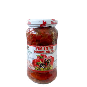 Pimientos Abumalek Condimentados E/AC. X 300 GR.