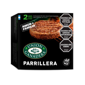 Hamburguesa Union ganadera Parrillera 2 x 120 GR