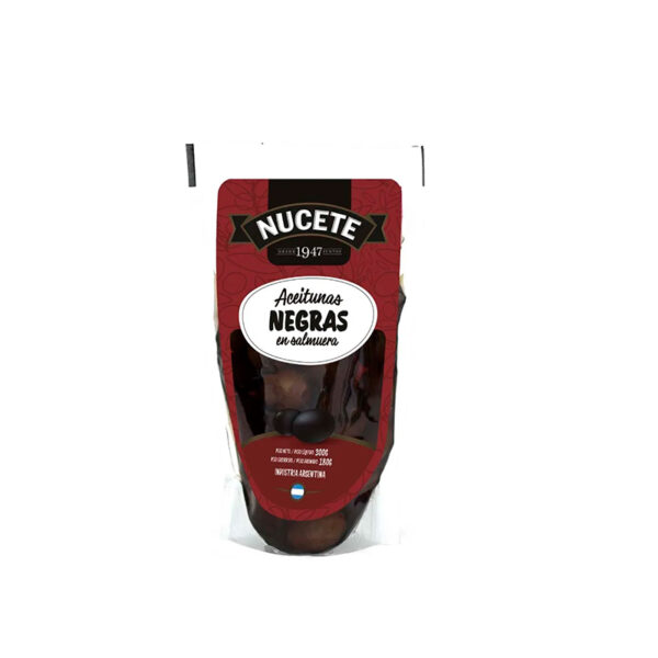 Aceitunas Nucete Negras doy pack X 180 GR
