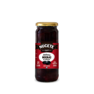 Aceitunas Nucete Negras premium frasco X 200 GR