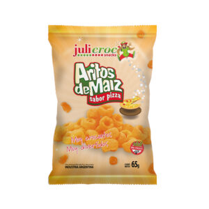 Aritos de maiz SIN TACC Juli croc Pizza x 65 GR