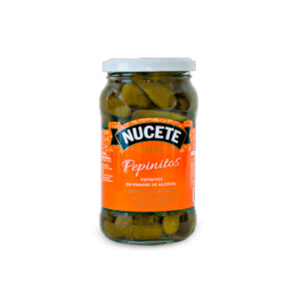 Pepinos Nucete En vinagre frasco X 220 GR