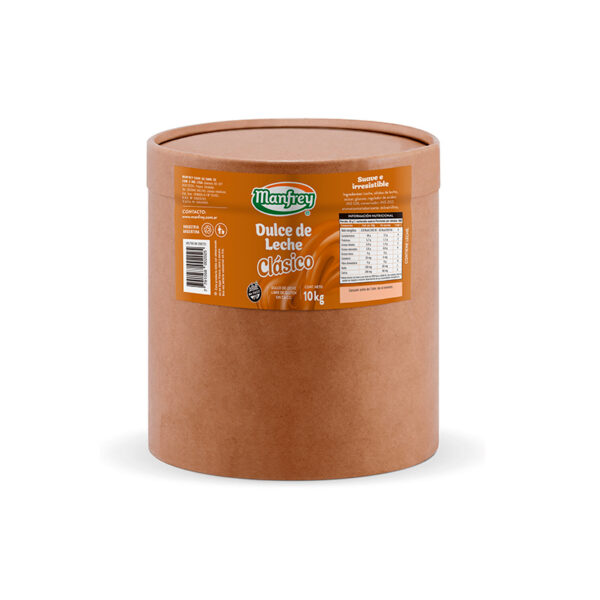 Dulce de leche Manfrey Clasico x 10 KG