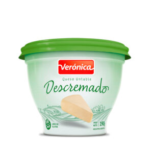 Queso untable Veronica Descremado X 190 GR