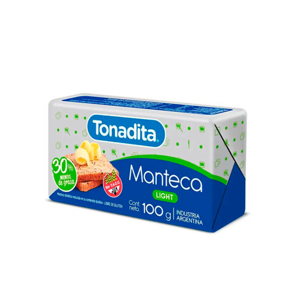 Manteca Tonadita LIGHT X 100 GR.