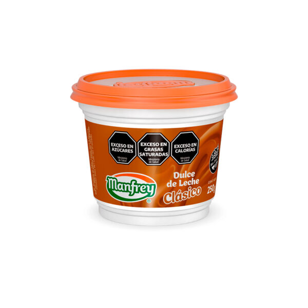 Dulce de leche Manfrey Clasico x 250 GR