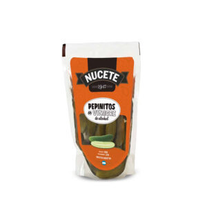 Pepinos Nucete En vinagre d-pack  X 150 GR