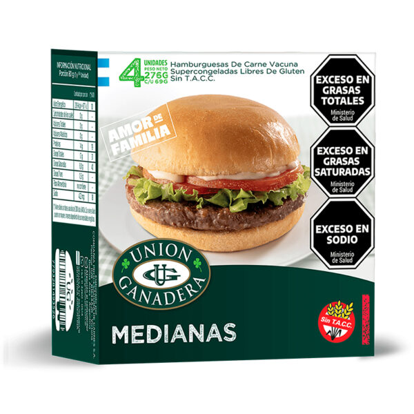 Hamburguesa Union ganadera 4 x 69 GR