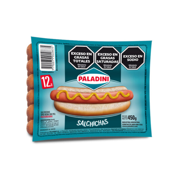 Salchichas Paladini X12 UN.