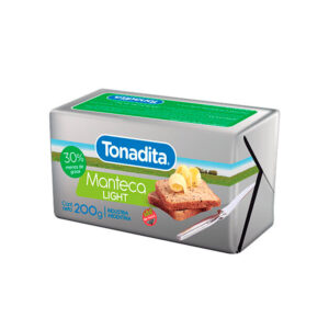 Manteca Tonadita LIGHT X 200 GR.