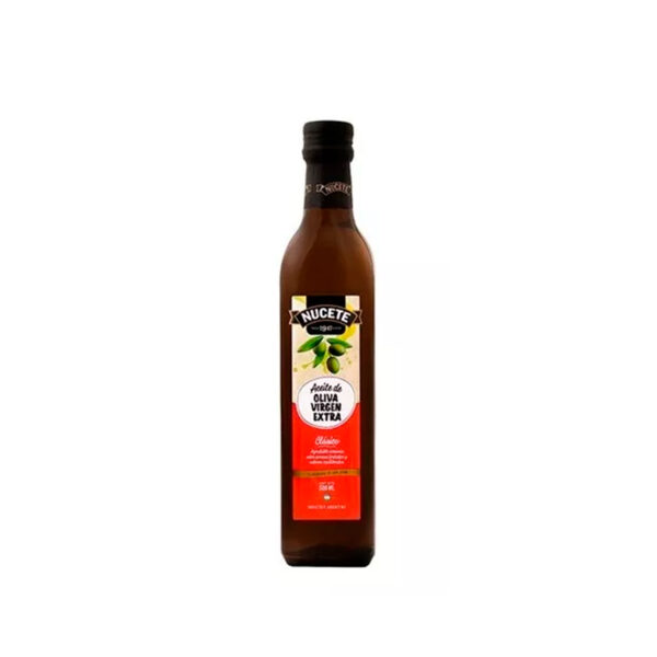 Aceite oliva Nucete Extra virgen botella X 500 ML