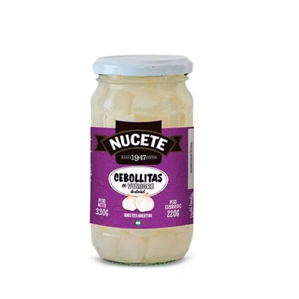 Cebollitas Nucete En vinagre frasco X 220 GR