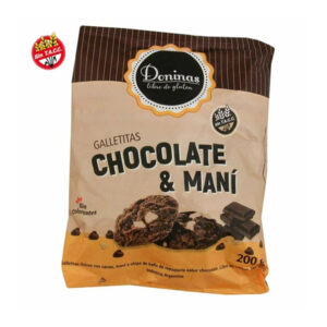 Galletitas SIN TACC Doninas Cocolate y mani x 200 GR