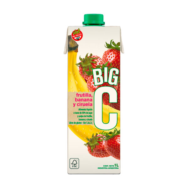 Jugo Big Frutilla & banana x 1 LT
