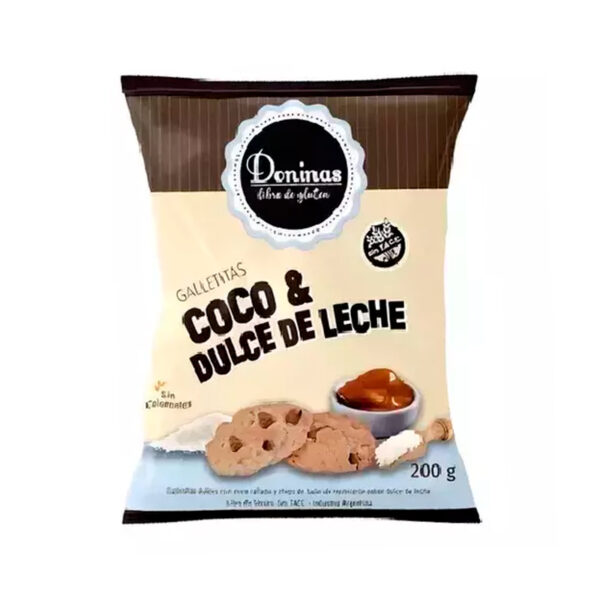 Galletitas SIN TACC Doninas Coco y DDL x 200 GR