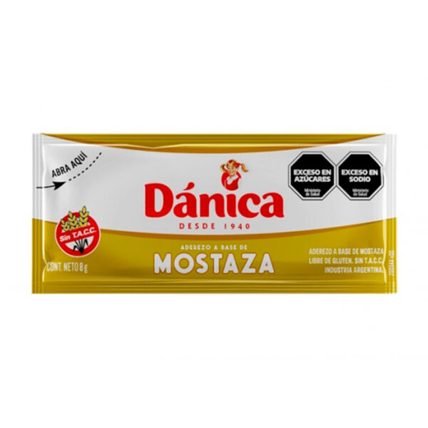 Mostaza Danica Individual 8 gr