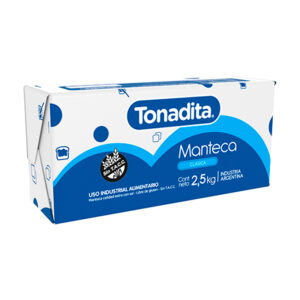 Manteca Tonadita X 2.5 KG.