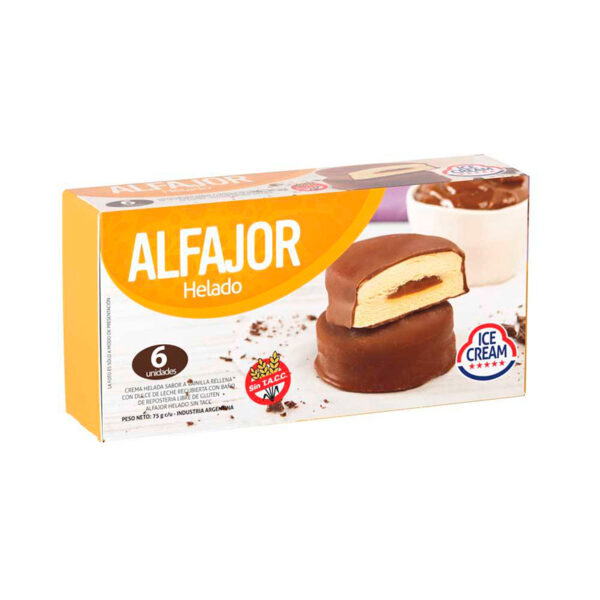 Alfajor Ice cream 6 x 75 GR