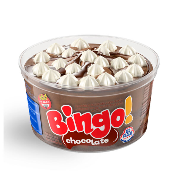 Taza bingo Ice cream Chocolate 12 x 105 GR