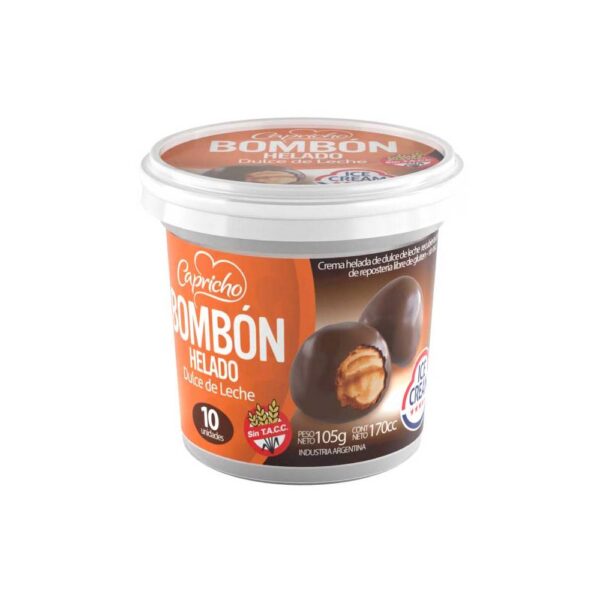 Capricho Ice cream Bomboncito C/ DDL x 105 GR