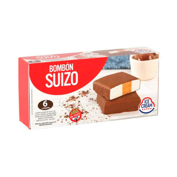 Bombon suizo Ice cream 6 x 92 GR