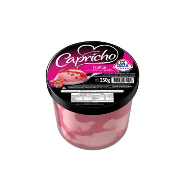 Capricho Ice cream Frutilla x 350 GR