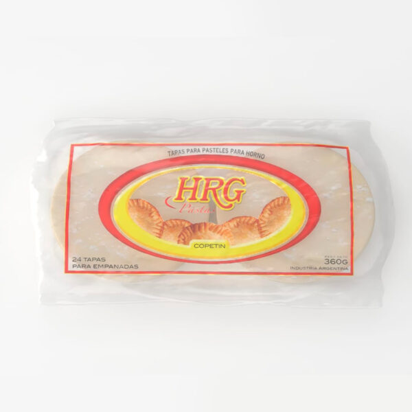 Tapas p/ copetin Hrg horno 360 grs