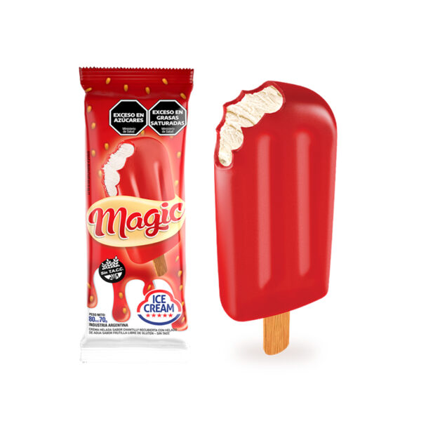 Palito Ice cream Magig frutilla 24 x 70 GR