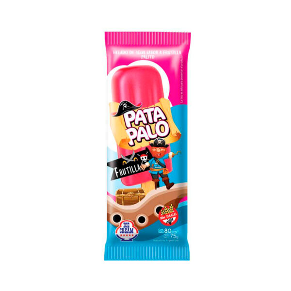 Palito Ice cream Patapalo frutilla 24 x 70 GR