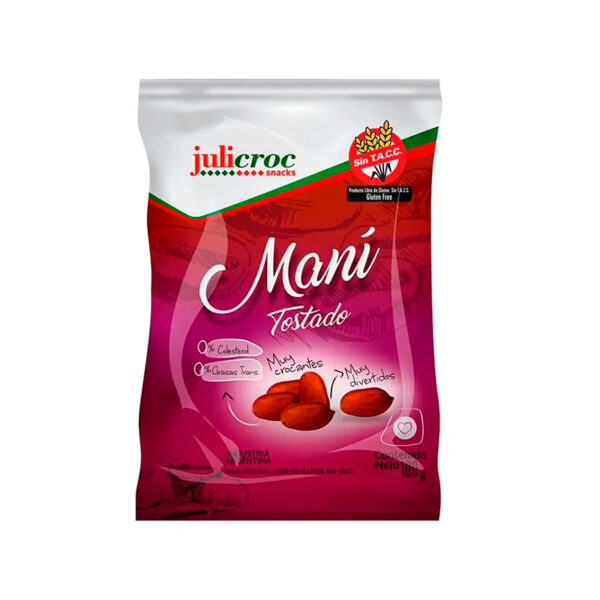 Mani SIN TACC Juli croc Tostado x 100 GR