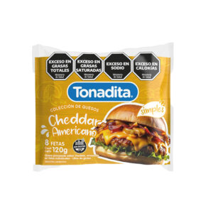 Tonadita cheddar americano x 8 fetas