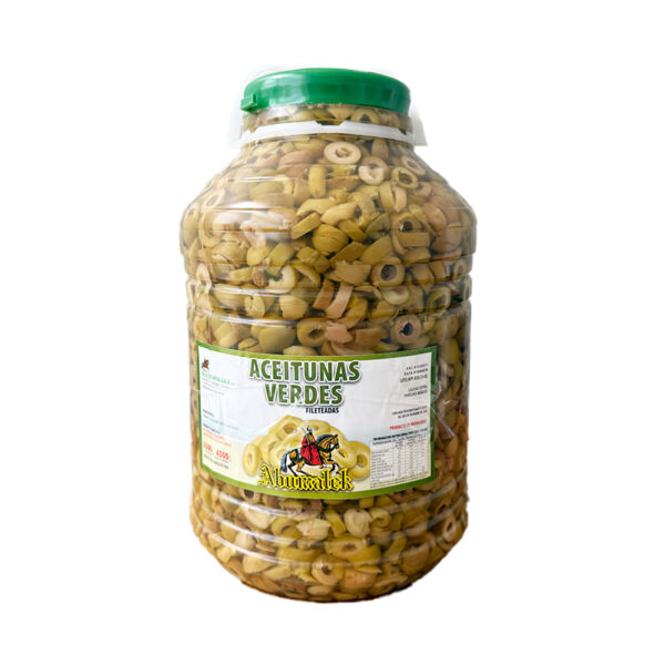 Abumalek aceitunas verdes rodajas X 5 KGS