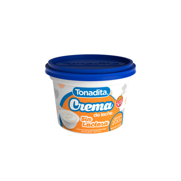 Crema tonadita baja en lactosa por 200 cc