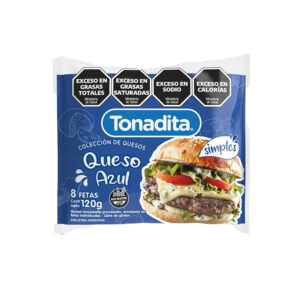 TONAD. FETAS Q. AZUL 8 X 120 GR.
