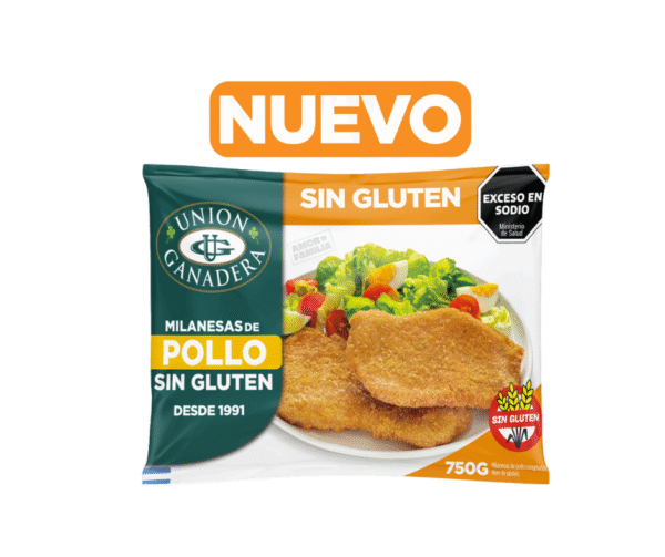 Milanesa de Pollo Unión Ganadera sin TACC x 750 gr